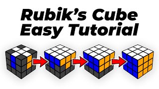 How To Solve Rubiks Cube So Easy A 3 Year Old Can Do It Full Tutorial [upl. by Mady]