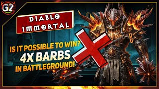 Facing 4x Barbarians in Battleground  Is It Even Possible to Win  Diablo Immortal [upl. by Elvera]