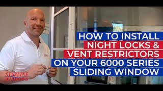 HOW TO INSTALL A NIGHT LOCK OR VENT RESTRICTOR ON YOUR 6000 SERIES SLIDING WINDOW [upl. by Chicoine]