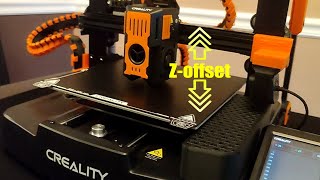 How to manually adjust z offset on Ender 3 V3 KE [upl. by Malinin]