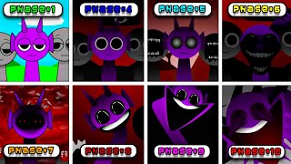 😱Phase 1 vs 4 vs 5 vs 6 vs 7 vs 8 vs 9 vs Phase 10🫣in Incredibox Sprunki❗️ [upl. by Enyluqcaj411]