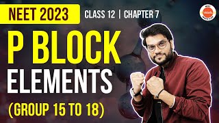 P Block Elements Class 12 Group 15 to 18  Chemistry Class 12 Chapter 7  NEET 2023  Arvind Arora [upl. by Stella93]