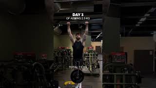 Day 3 of Adding 25 kg to My PullUp [upl. by Jochebed]