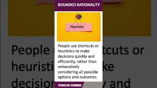 Bounded Rationality  60 Second Economics  ALevel amp IB [upl. by Morrell793]