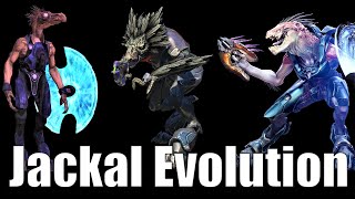 The Evolution of Halos Covenant  The Jackals [upl. by Hibbitts529]