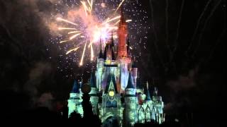 Disney World Magic Kingdom Wishes Fireworks 2014 [upl. by Reivaxe]