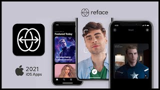 Reface Face Swap Videos for iOS  Interface amp App Quick View [upl. by Carboni]