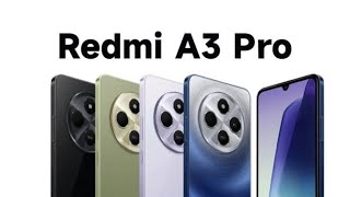 Redmi A3 Pro is coming the first details leaked [upl. by Ayikal119]