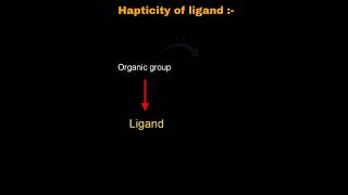 Hapticity of ligand organometalliccompund oragnometallicchemistry hapticity ligand [upl. by Marasco]