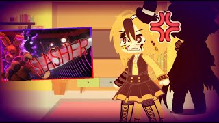 gacha life fnaf1 and sl react to slasher [upl. by Lati]