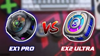 PLEXTONE EX1 PRO VS EX2 ULTRA  QUICK COMPARISON  GAMING PHONE COOLER REVIEW [upl. by Preuss]