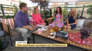 Den osminkade sanningen om författarlivet  Nyhetsmorgon TV4 [upl. by Karney708]