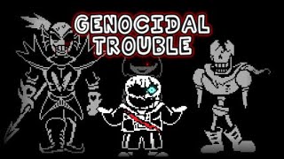 프라이데이 나이트 펑킨 제노사이드 트러블 Genocidal Trouble Triple Trouble Cover [upl. by Eelanna]