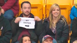 55 FUNNIEST KISS CAM MOMENTS IN SPORTS [upl. by Etnaed966]