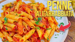 How to Make PENNE allARRABBIATA Like an Italian The Angry Spicy Pasta Recipe [upl. by Etterual]