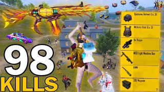 98 KILLS😍 NEW BEST LOOT GAMEPLAY with MUMMY SET 🔥SAMSUNGA7A8J4J5J6J7J2J3XSA3A4A5 [upl. by Angelique]