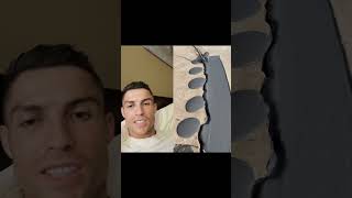 cristiano ronaldo reacts to viral crack repairing video 🤯 [upl. by Ailana242]