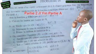 Etude De Fonction Logarithme Népérien ln  Problème Type Bac D C E  2 Avec Le Prof Zamble [upl. by Aggappora928]