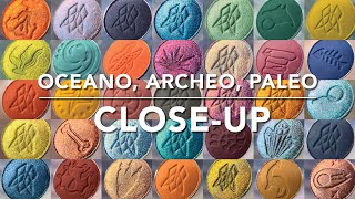 Close Up Swatches of Clionadh Cosmetics’ Oceano Archeo amp Paleo Palettes [upl. by Suicul368]