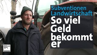 Landwirtschaft Agrarsubventionen am Beispiel  Abendschau  BR24 [upl. by Nelleyram]