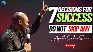 Destiny Isnt Luck Its a Choice Learn the 7 Keys Successful People Use  Apostle Joshua Selman [upl. by Stanfield]