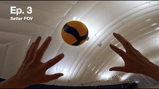 Setter POV  Volleyball GoPro  Ep 3 [upl. by Adiaz]