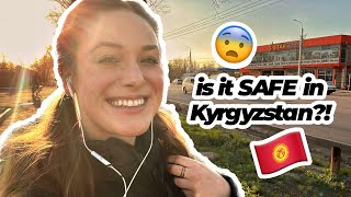 My FIRST Impressions of KYRGYZSTAN 🇰🇬  Bishkek Travel Vlog [upl. by Akehsyt646]