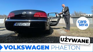 Używany VW Phaeton czyli dziś dla ludu kiedyś dla prezesa TEST PL 4K  CaroSeria [upl. by Ezzo348]