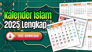 Kalender Islam 2025 Lengkap [upl. by Annelak89]