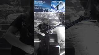 HammerFall Blood Bound Solo Cover [upl. by Crosse]