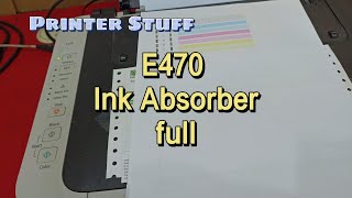 Onsite Repair Canon Pixma E470 Error Ink Absorber Full [upl. by Jarita436]