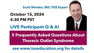 5 Frequently Asked Questions about Thoracic Outlet Syndrome [upl. by Shelden]