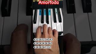 AMORFODA pianotutorial music piano [upl. by Launamme591]