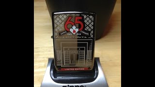 Zippo 65000 Canada 65TH Anniversary [upl. by Skutchan580]