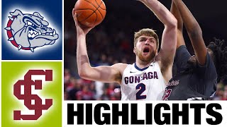 23 Gonzaga vs Santa Clara Highlights  NCAA Mens Basketball  2024 College Basketball [upl. by Einnej]