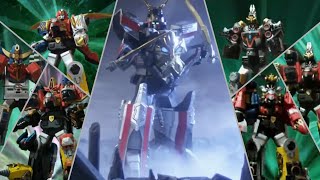 Goseiger All Gattai Gosei great  Gosei ultimate [upl. by Eidnalem]