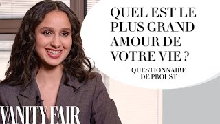 Qui est vraiment Oulaya Amamra   Questionnaire de Proust  Vanity Fair [upl. by Arica]