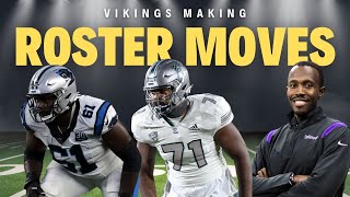 Vikings Making Roster Moves Along the Offensive Line [upl. by Ailugram]