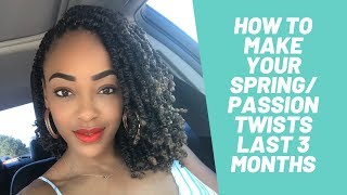 EASIEST Way to Maintain SPRINGPASSION TWISTS  SIMPLE Nighttime and Morning Routine [upl. by Otho143]