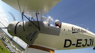 Giant Rc Bücker 60  Onboard View [upl. by Aalst281]