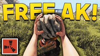 RUST CHEATING ft disarray  ROCK to AK in 3 MINUTES [upl. by Ettenirt345]