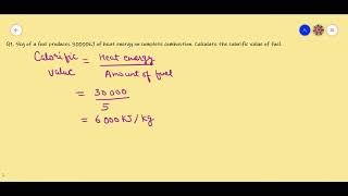 To find out Calorific Value of a fuel [upl. by Troxell]