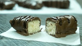 Homemade Bounty Bars  No Bake Dessert Recipes [upl. by Lait]