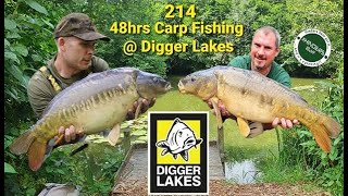 214  48hrs Carp Fishing  Digger Lakes [upl. by Saraiya]