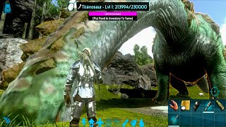 Titanosaur Taming Ark Mobile Solo  Ark Mobile How To Tame Titanosaur  2022 [upl. by Aneeg]