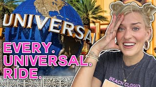 EVERY Universal Orlando Ride In ONE DAY Universal Studios Florida  Ride amp Rank Challenge [upl. by Orlosky]