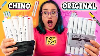 MARCADORES ORIGINALES VS COPIA CHINA ¿Cuál es mejor 🤭 Craftingeek [upl. by Dianemarie479]