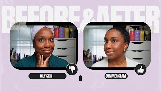 Everyday Natural Summer Glam  Simple Makeup Routine for Oily Skin [upl. by Aniala634]