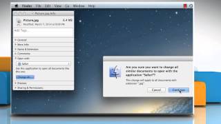 How to change default application to open all files in Mac® OS X™ Tutorial [upl. by Annaed]