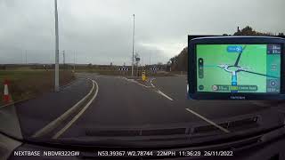 widnes driving test sat nav driving lessons [upl. by Odnalra]